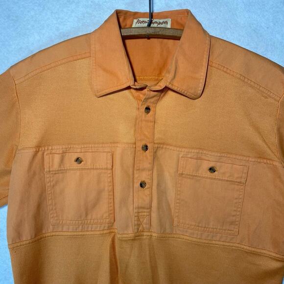 NORM THOMPSON Escape From The Ordinary Vintage Orange Men’s Shirt Size LRG - Picture 3 of 6